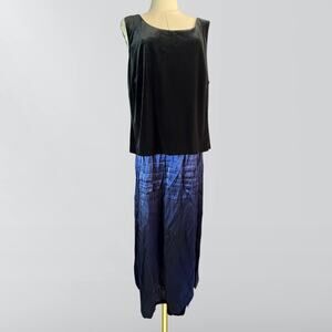 Vintage 80s J.R. Nite Evening 2 Piece Set Maxi Dress & Jacket